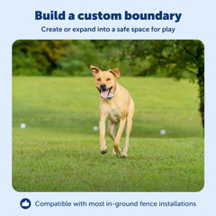PetSafe 20-gauge copper wire highlights sturdy, long-lasting containment infrastructure.