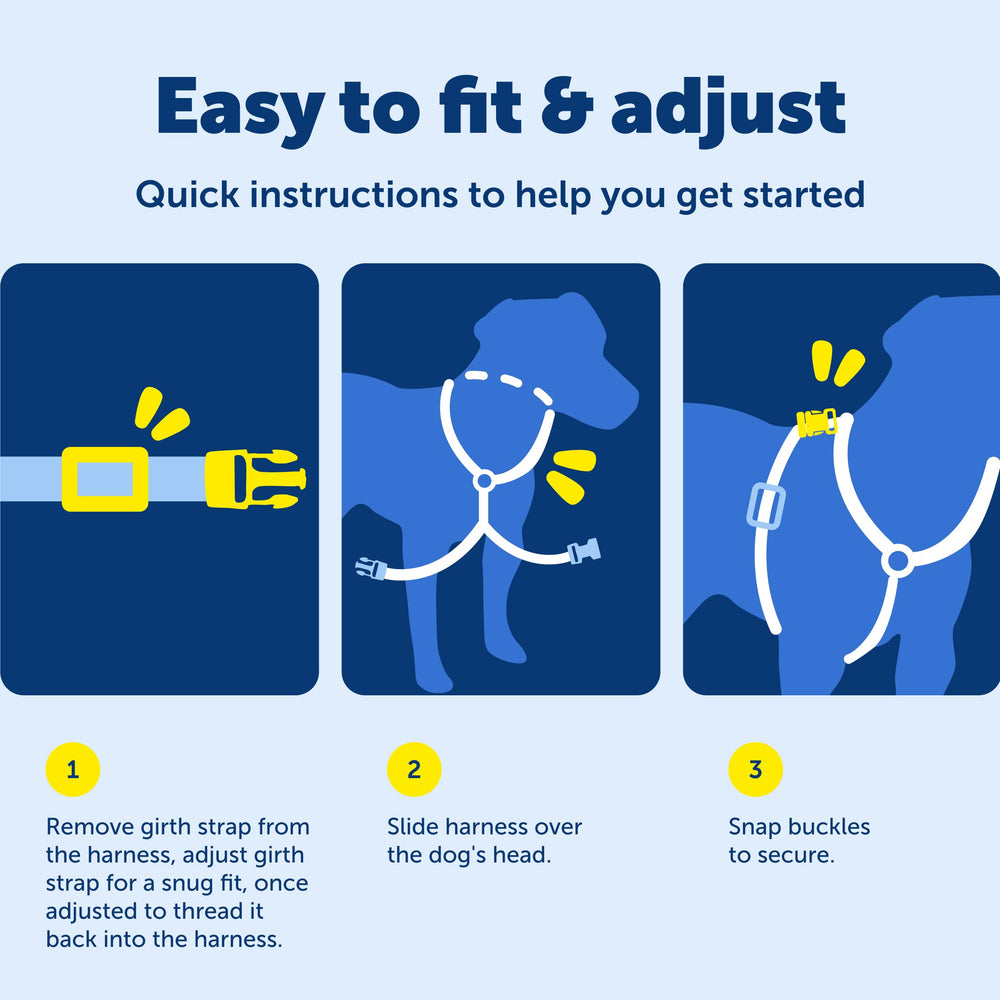 Petsafe EasySport quick-buckles design enables easy on-off