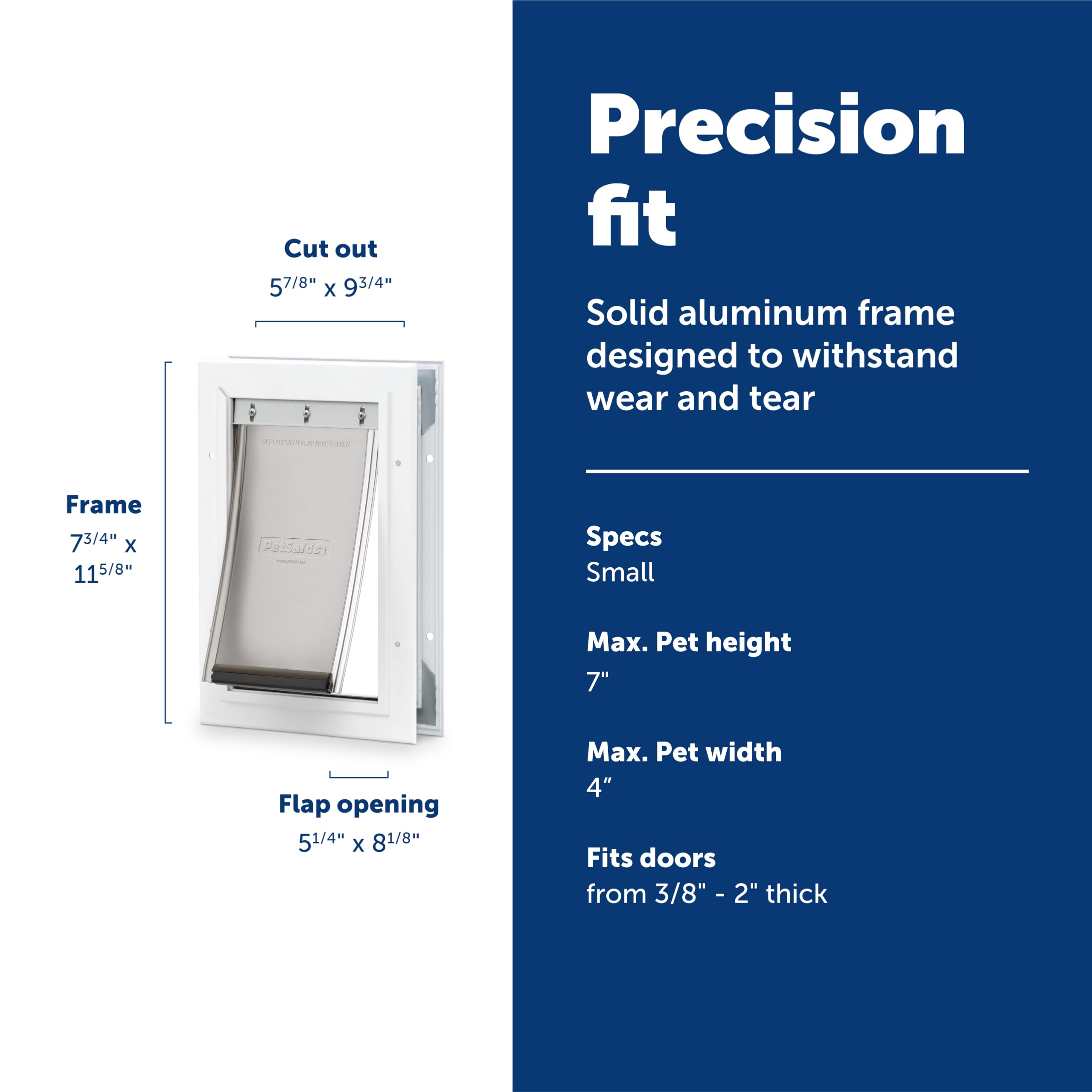 PetSafe Freedom installation template guides precise DIY fitting for your door.