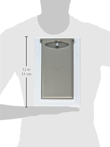 PetSafe Freedom tinted flap allows visibility while helping block drafts during outdoor use.