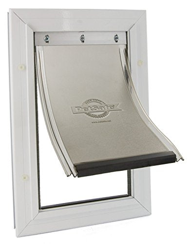 PetSafe Freedom weather-stripping seals drafts to maintain indoor comfort.