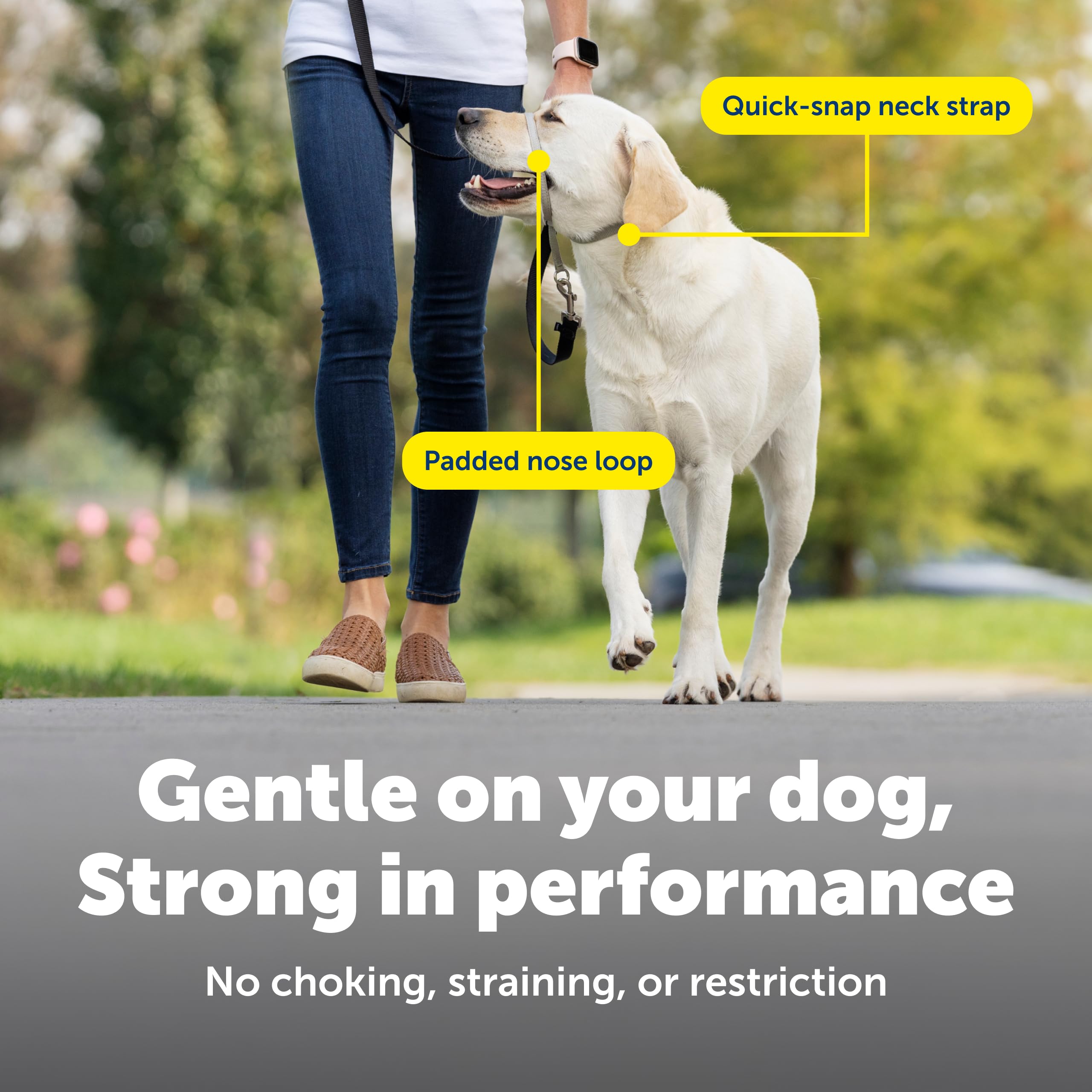 PetSafe Gentle Leader nylon resistente para uso diario y durabilidad.