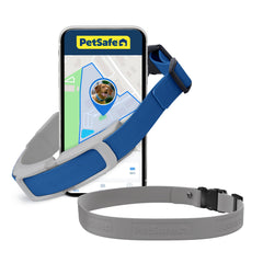 Petsafe Guardian GPS collar on a dog showing active tracking and safety.