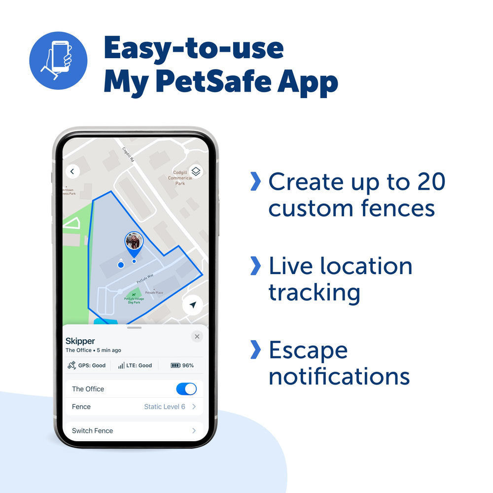 Petsafe Guardian GPS Collar setup guide demonstrates quick, hassle-free fencing.