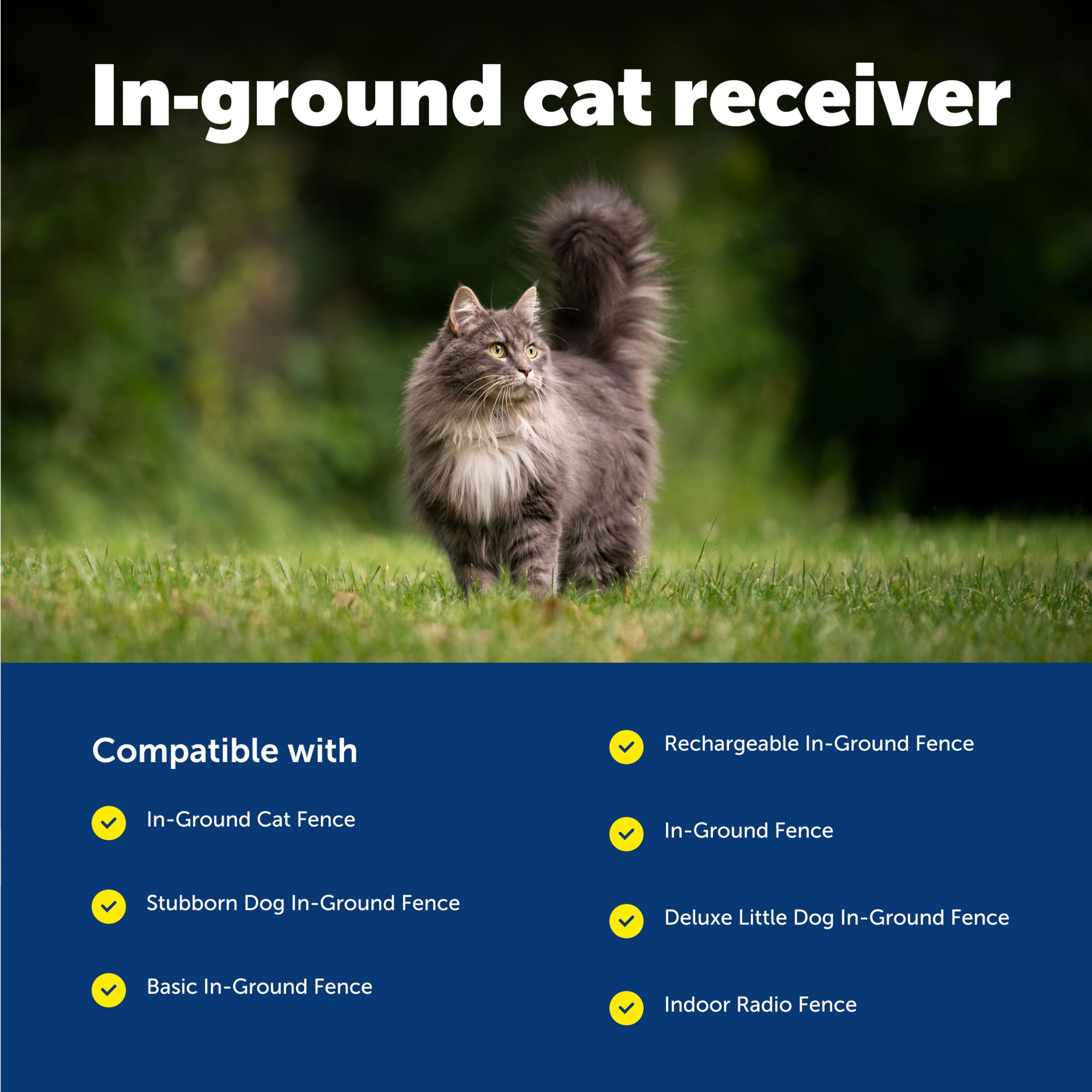 PetSafe boundary flags illustrate visual cues guiding boundary learning for cats.