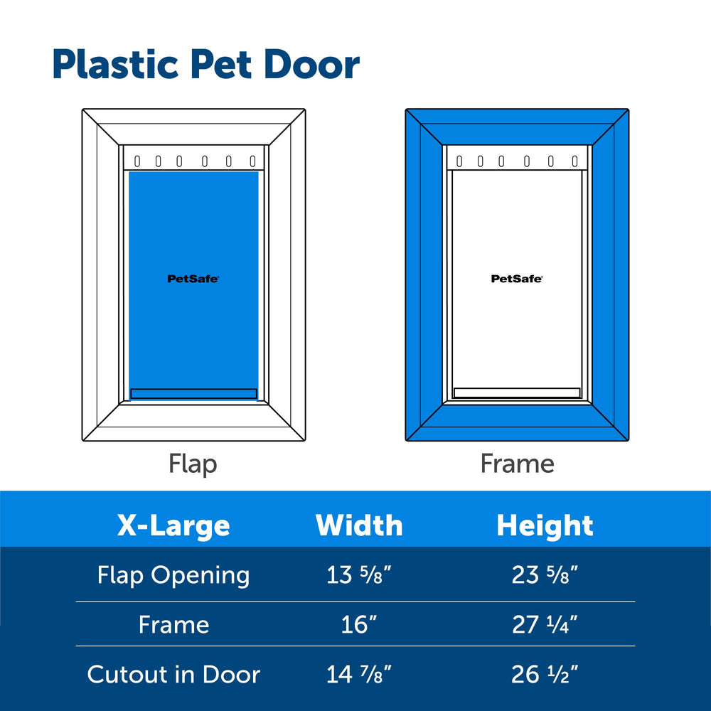 PetSafe rust-free frame emphasizes durable, paintable design to match décor.