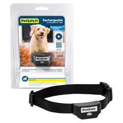 PetSafe receiver collar front view—lightweight comfort for daily yard use.