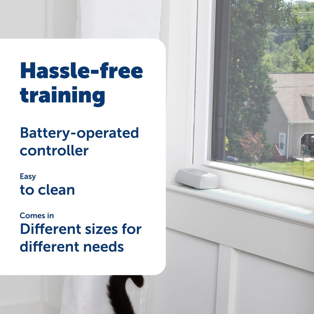 PetSafe ScatMat LCD controller tracks activations during training.