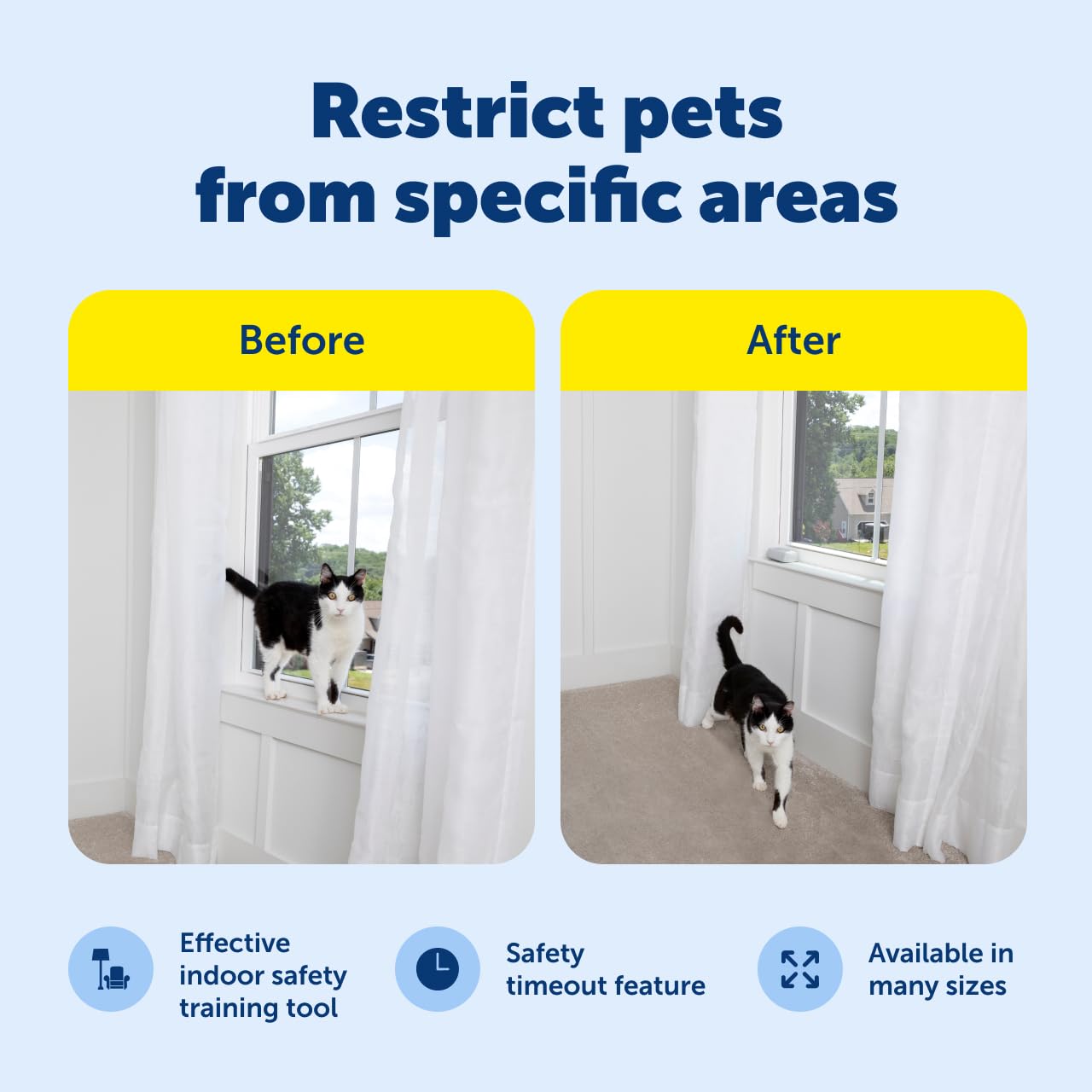 PetSafe ScatMat battery-operated mat ready for portable setup anywhere.