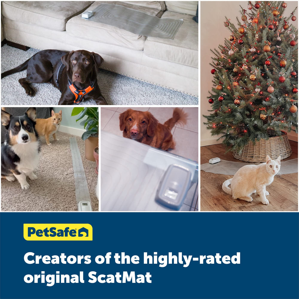 PetSafe ScatMat controller attached displays battery and correction level