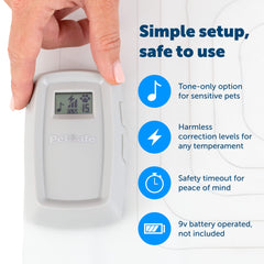 PetSafe ScatMat at doorway reinforces off-limits zones safely