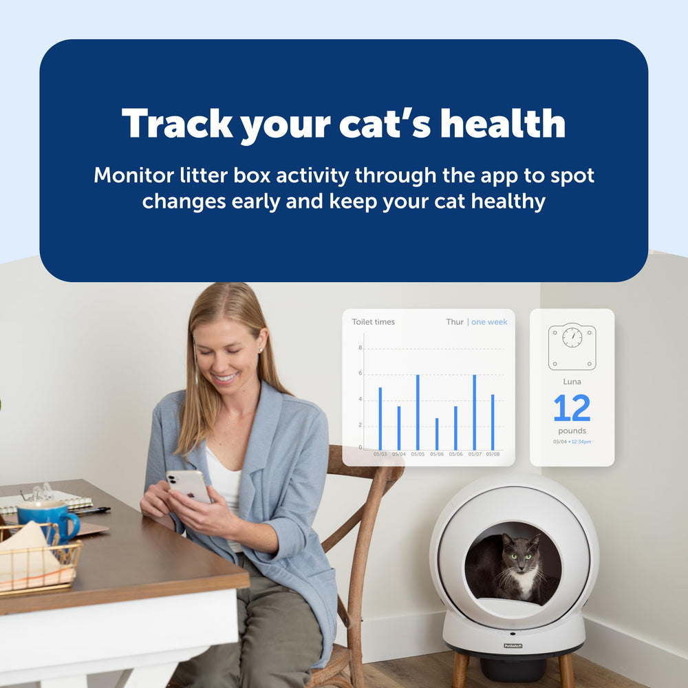 PetSafe ScoopFree SmartSpin cat-entry graphic emphasizes easy access