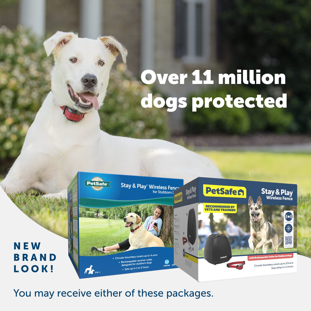 PetSafe Stay & Play supports multiple collars for households with several dogs.