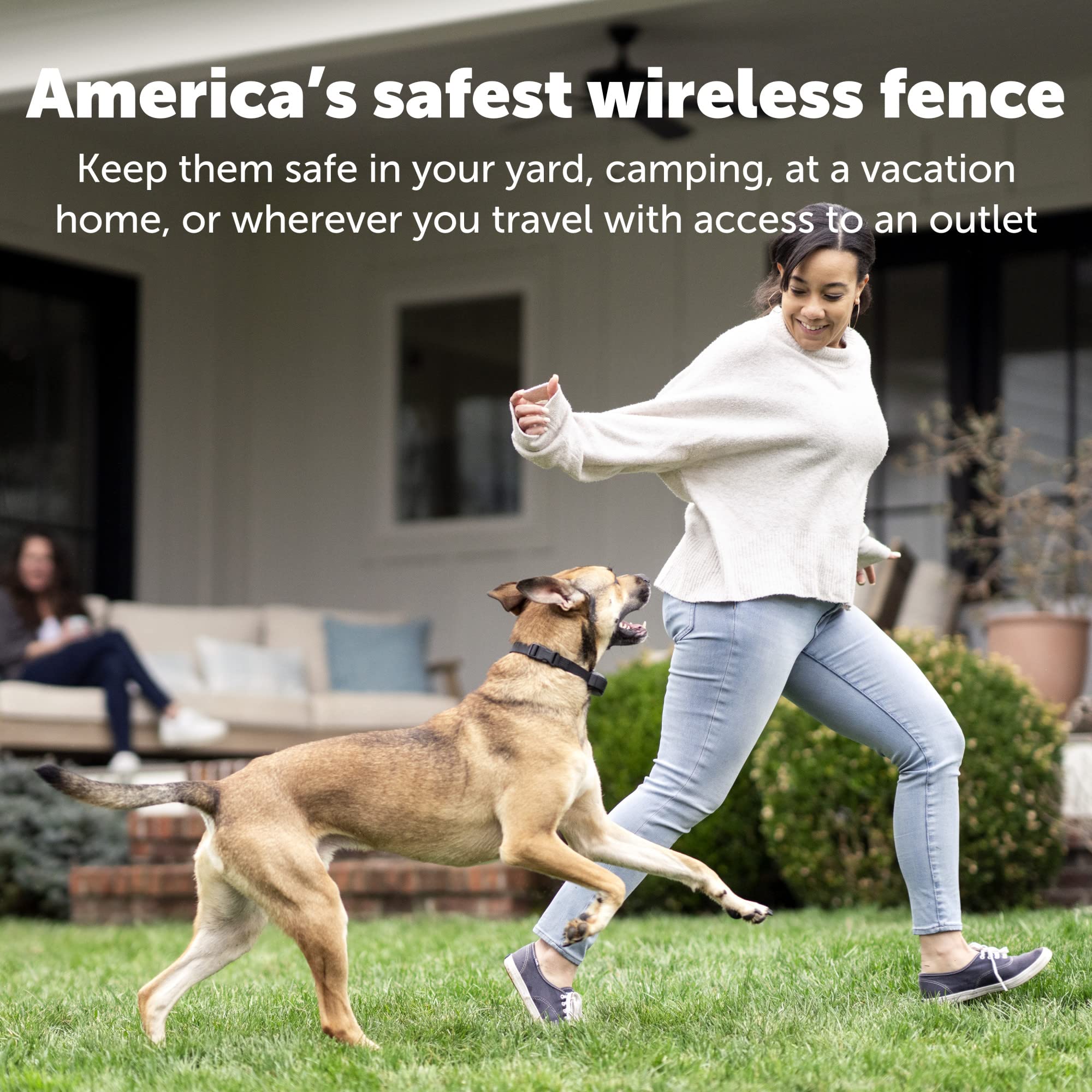 Petsafe Stay & Play portable design supports on-the-go containment for travel.