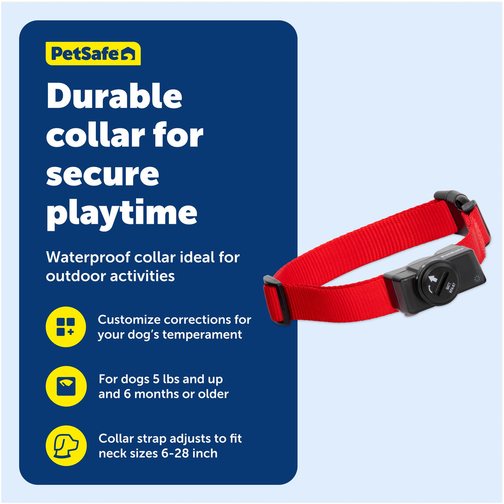PetSafe waterproof receiver collar ready for rain and outdoor play