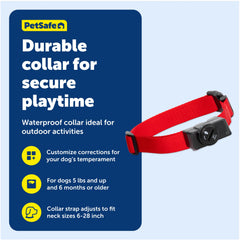 PetSafe waterproof receiver collar ready for rain and outdoor play