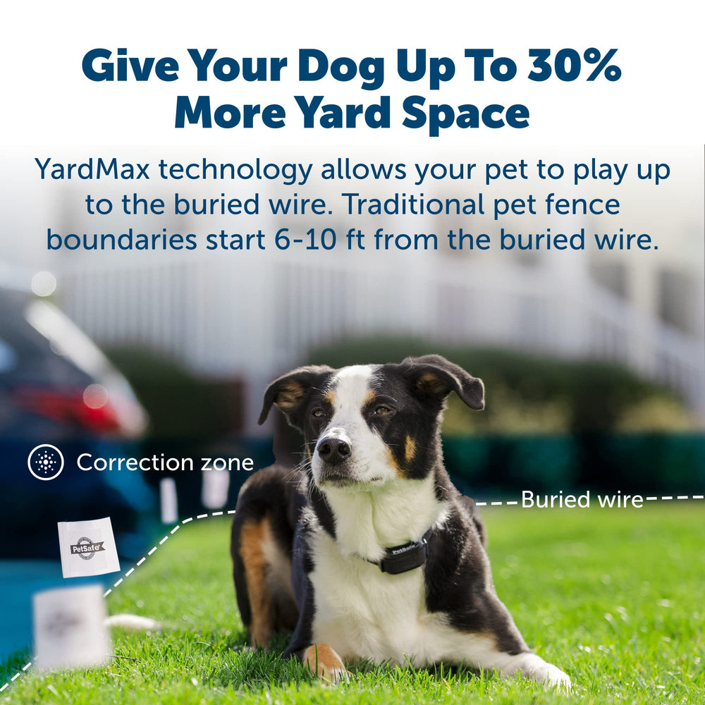 PetSafe YardMax buried wire installation demonstrates scalable outdoor containment.