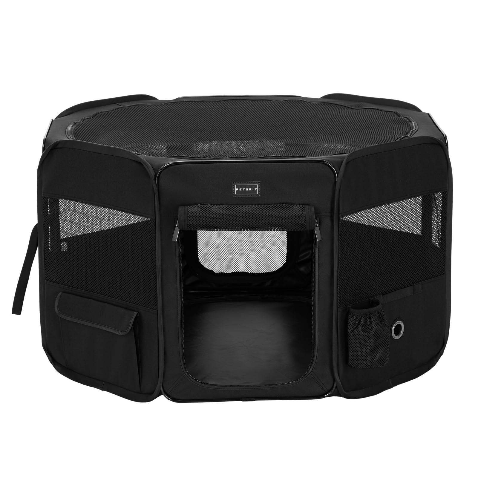 Petsfit 36-inch dog playpen front view shows sturdy frame for secure containment.