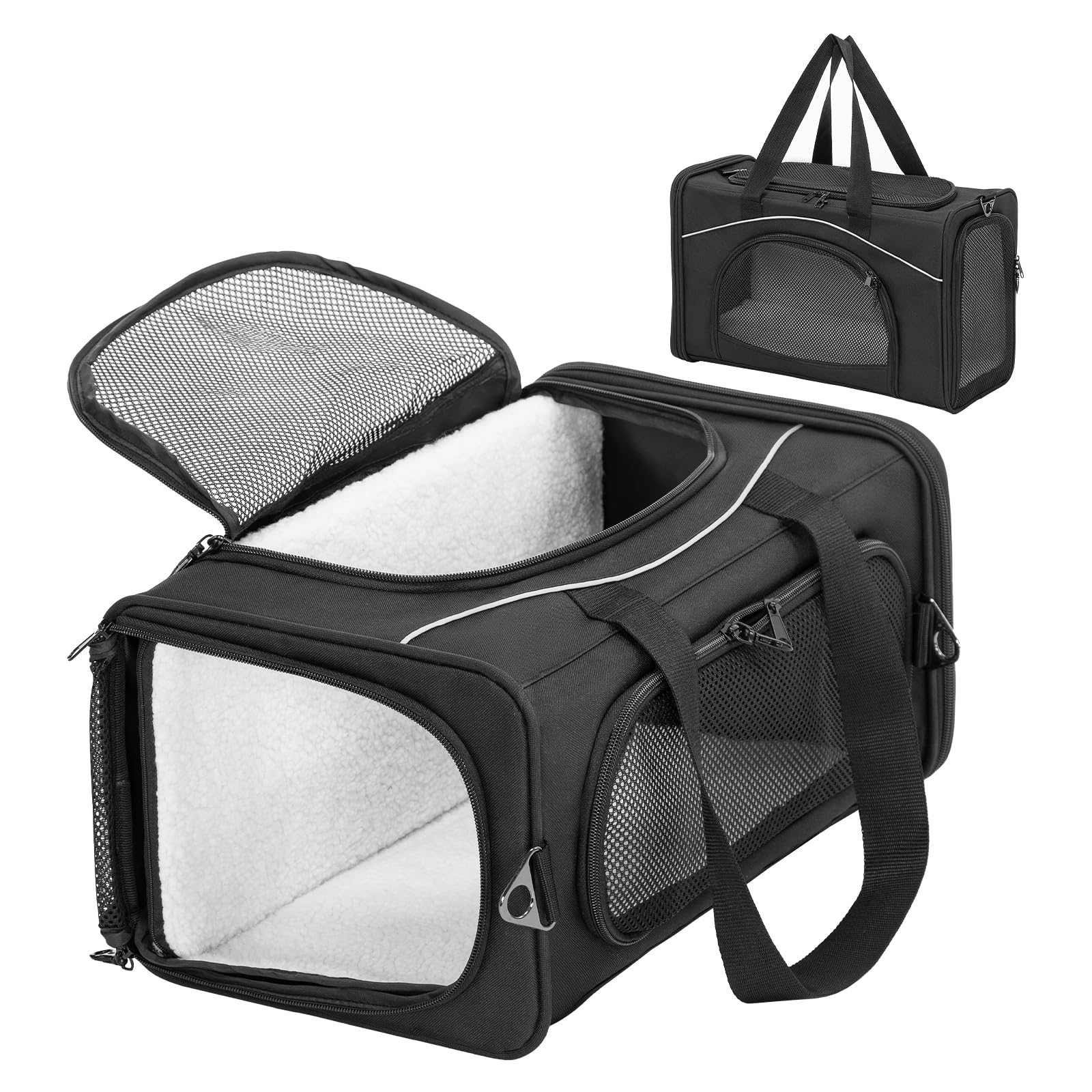 Petsfit airline-approved cat carrier under-seat fit for travel