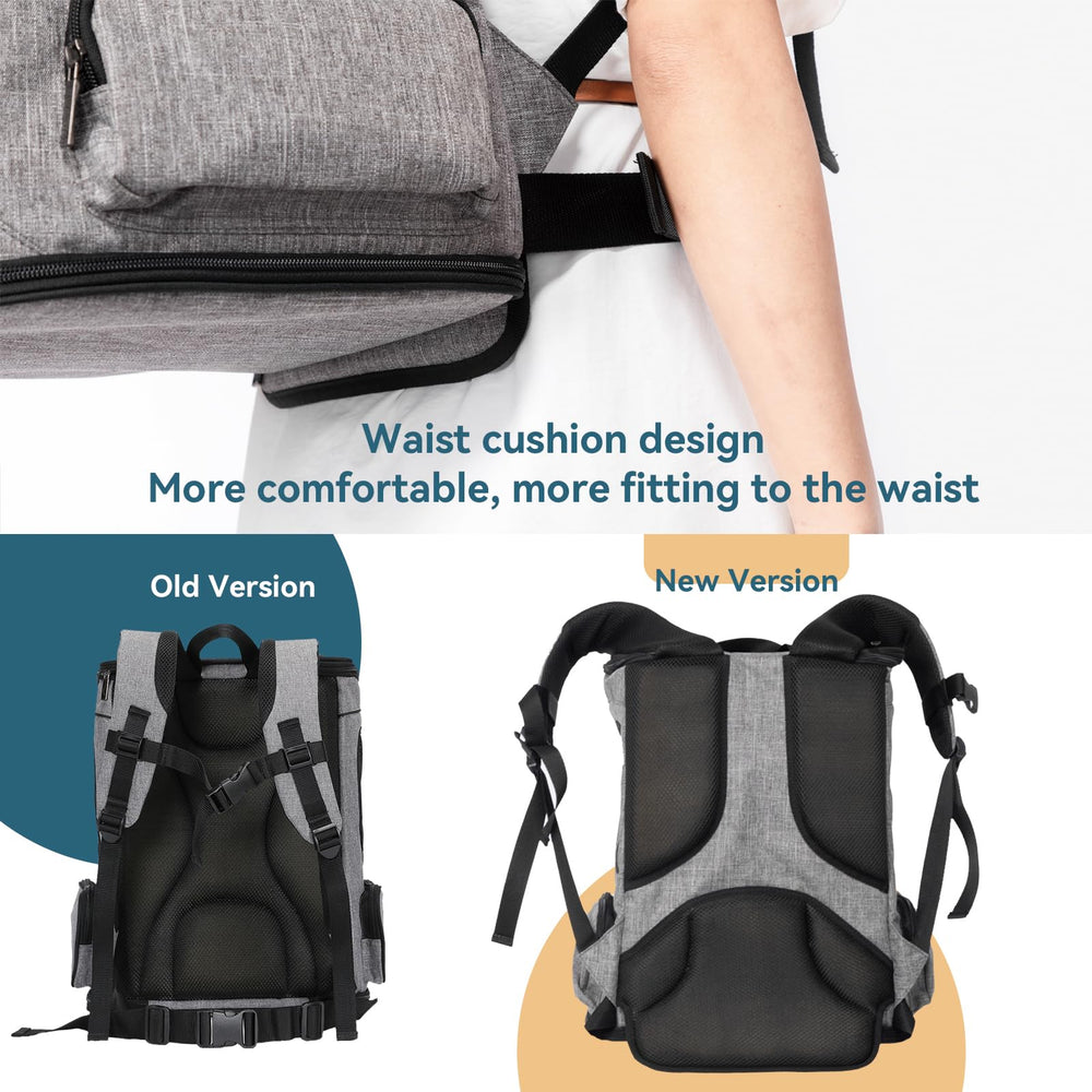Petsfit backpack features durable 600D Oxford cloth for long-lasting use.