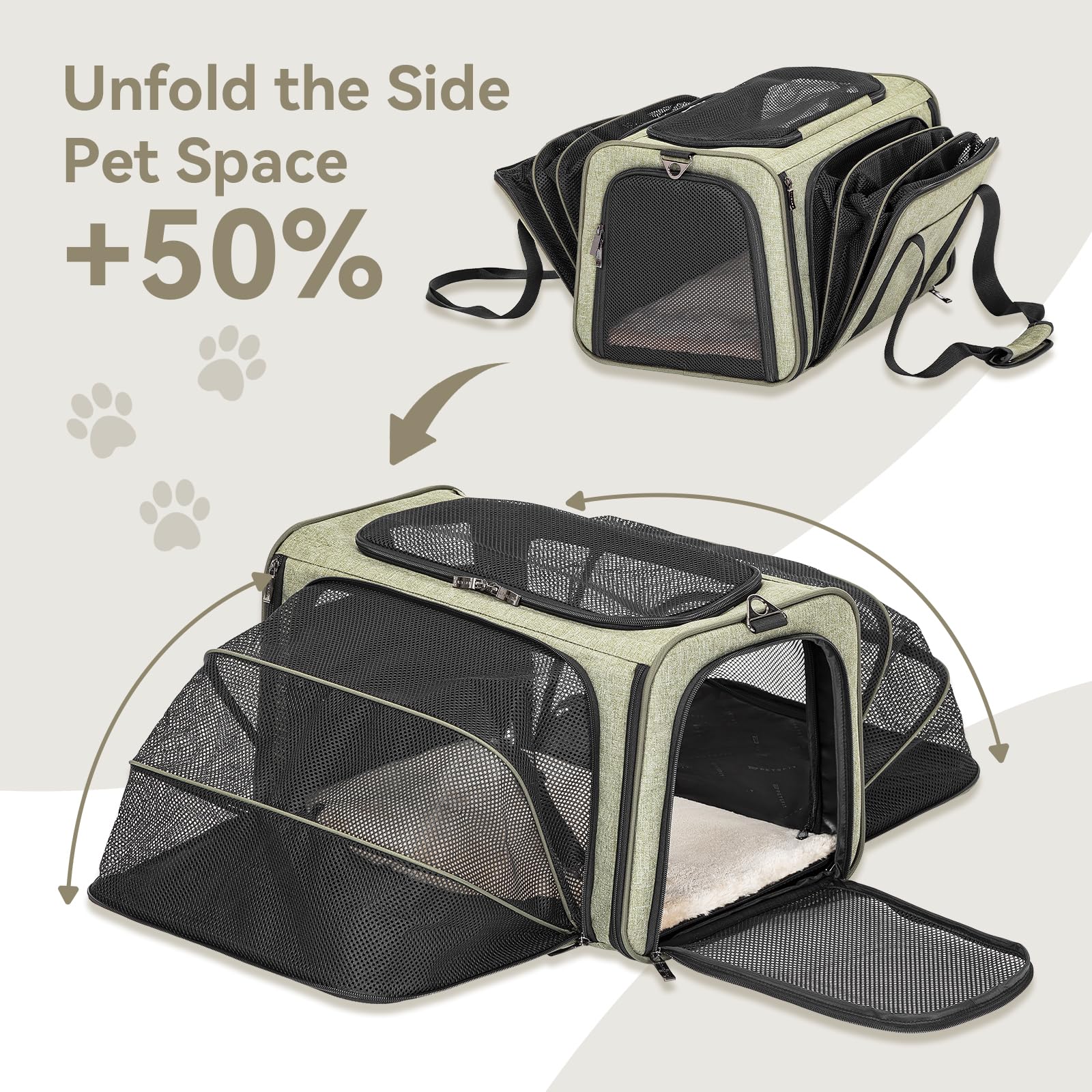 Petsfit built-in safety rope adds extra security during handling