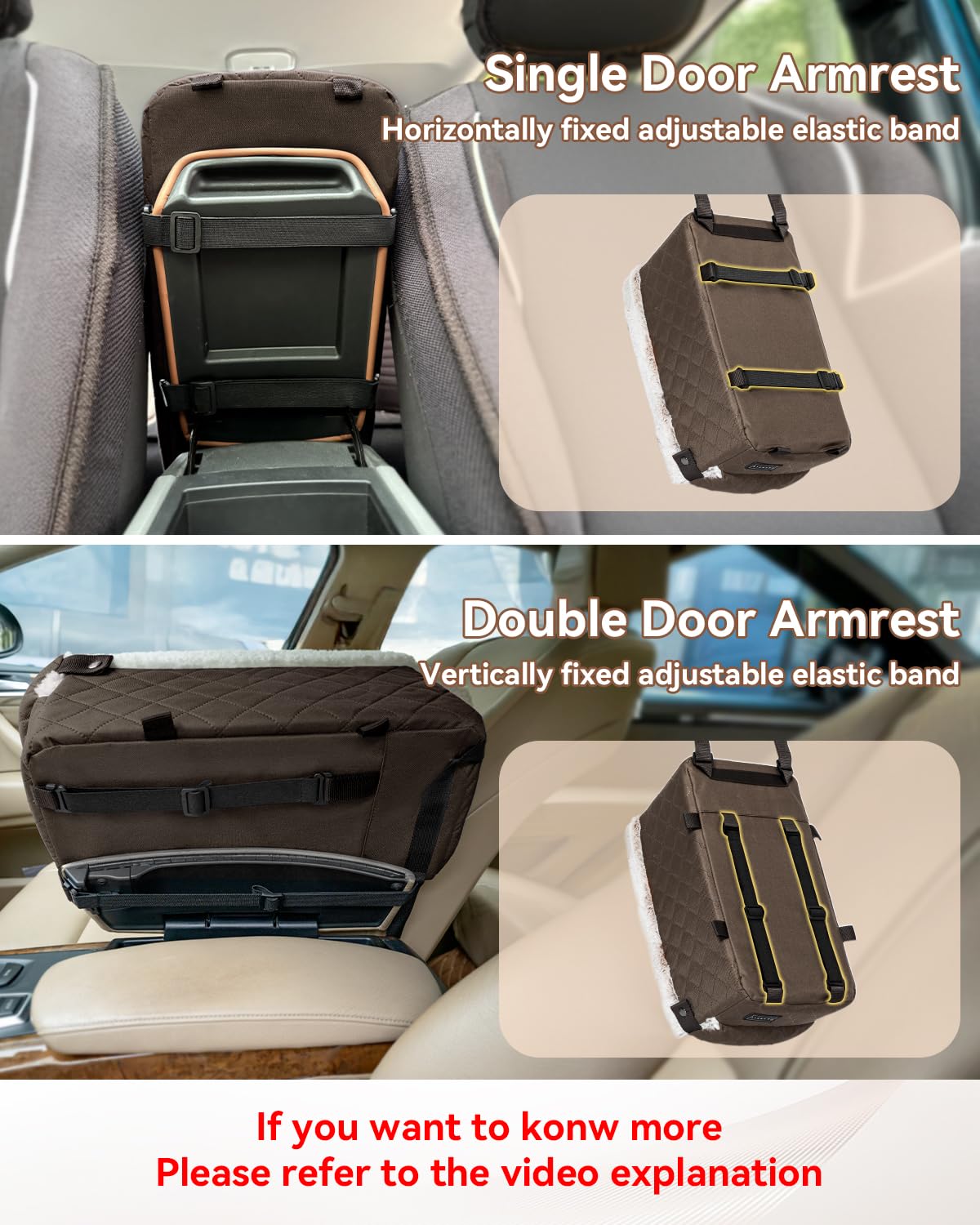 Petsfit center console dog car seat coffee harness hook close-up for secure restraint