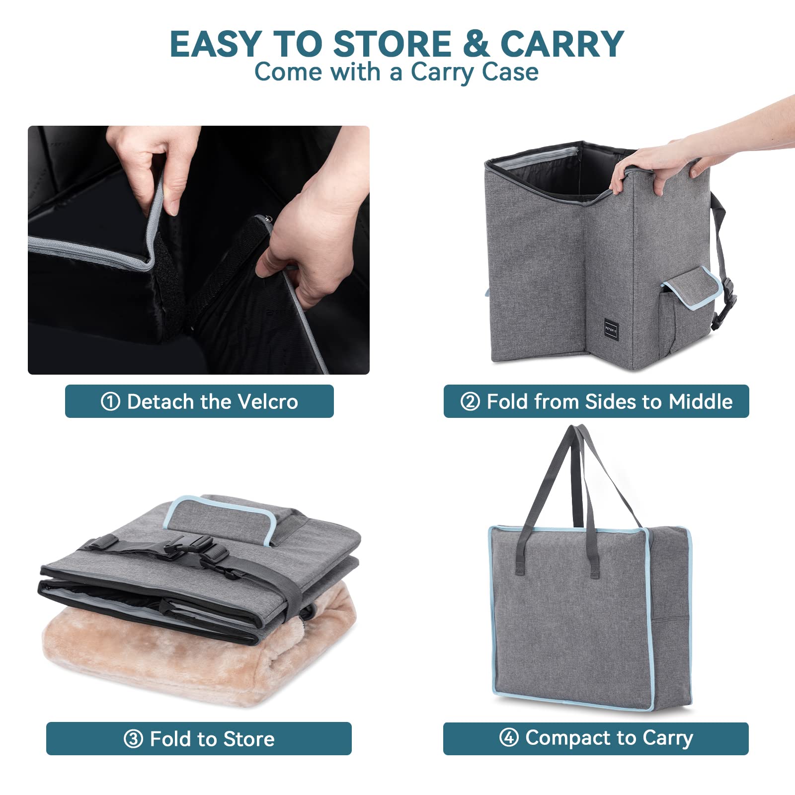 Petsfit collapsible design makes storage and setup quick and easy.
