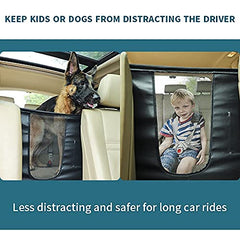 Petsfit dog barrier quick install with top buckles saves time during travel preparations.