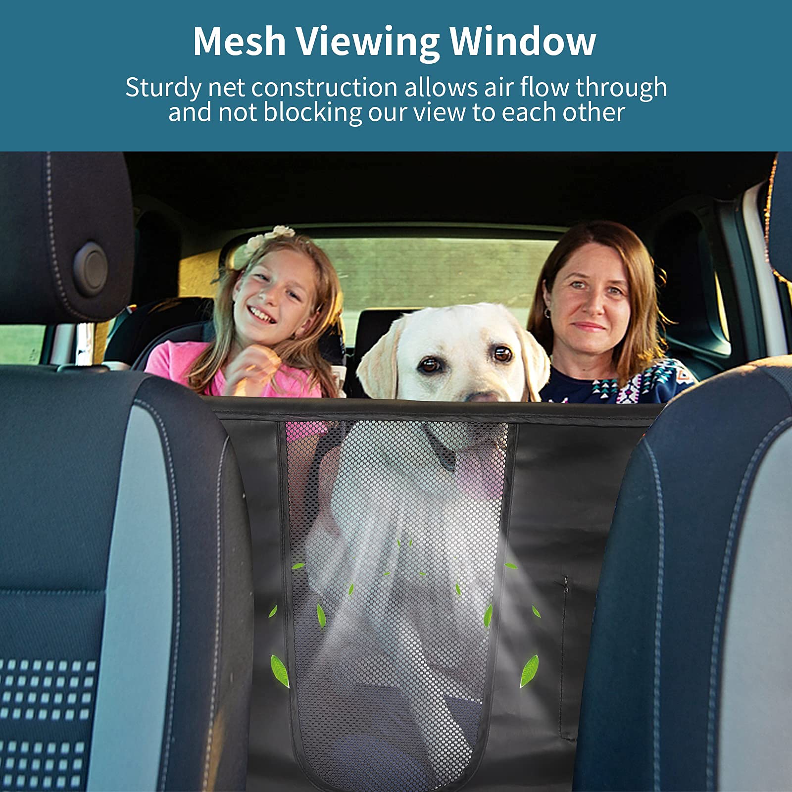 Petsfit dog barrier 3 pockets keeps essentials organized and within reach.