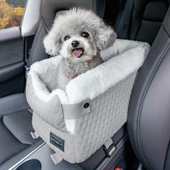 PETSFIT dog car seat center console view enhances companionship and comfort on trips