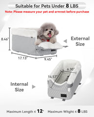PETSFIT dog car seat plush edges highlight cozy pet comfort