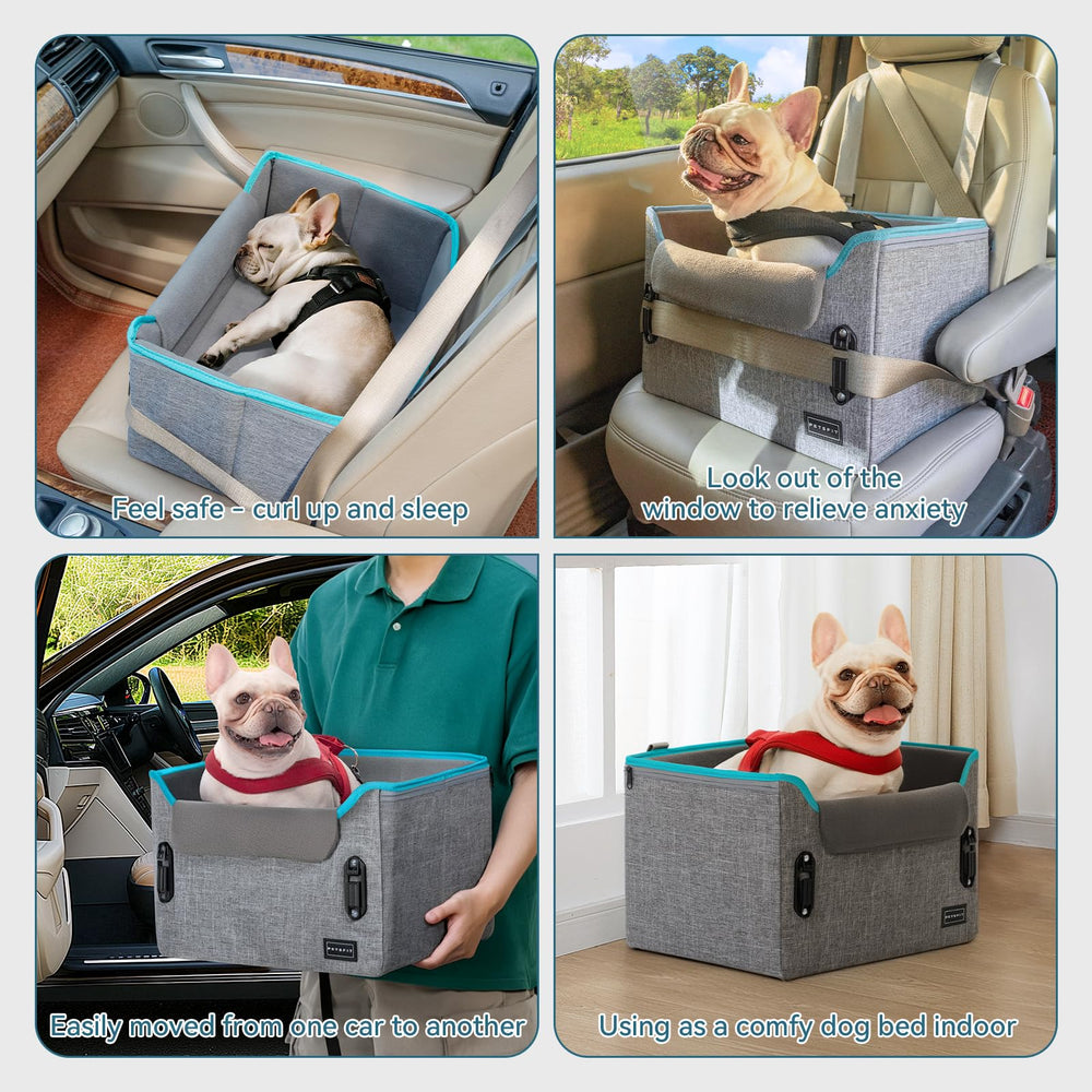 PETSFIT dog car seat stable-frame design, prevents collapse on rough roads.