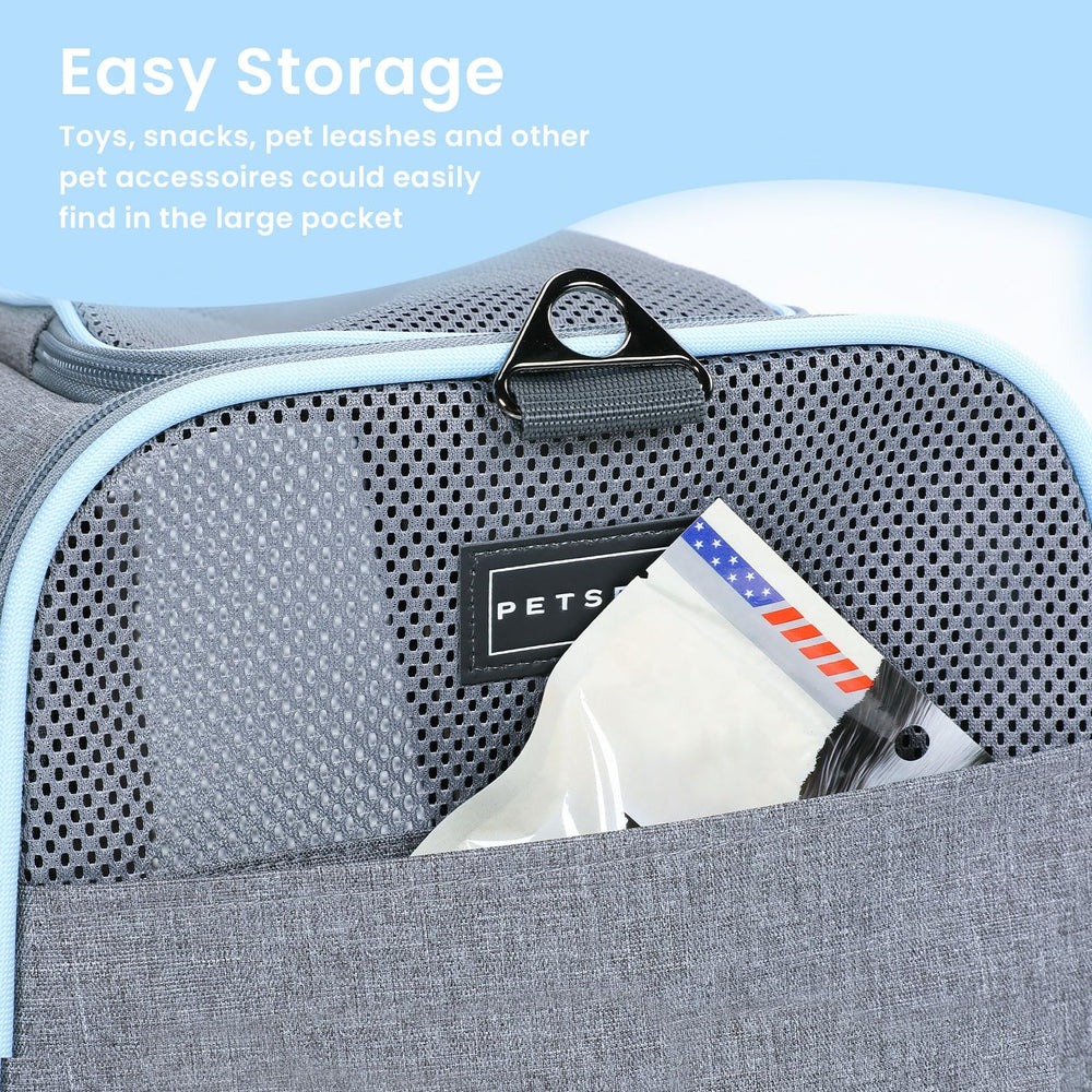 Petsfit expandable size reaches 31.5x19x12 inches for lounging.