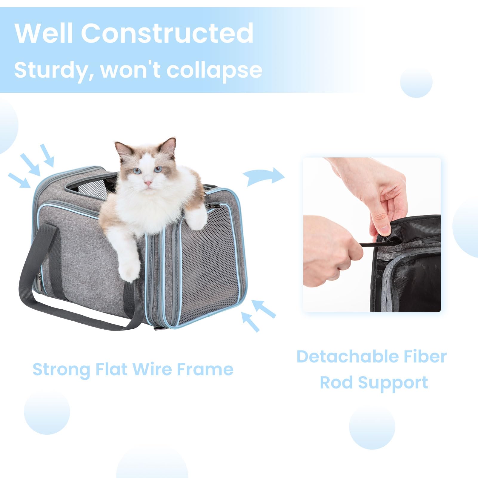 Petsfit plush pad is washable and removable for cleanliness.