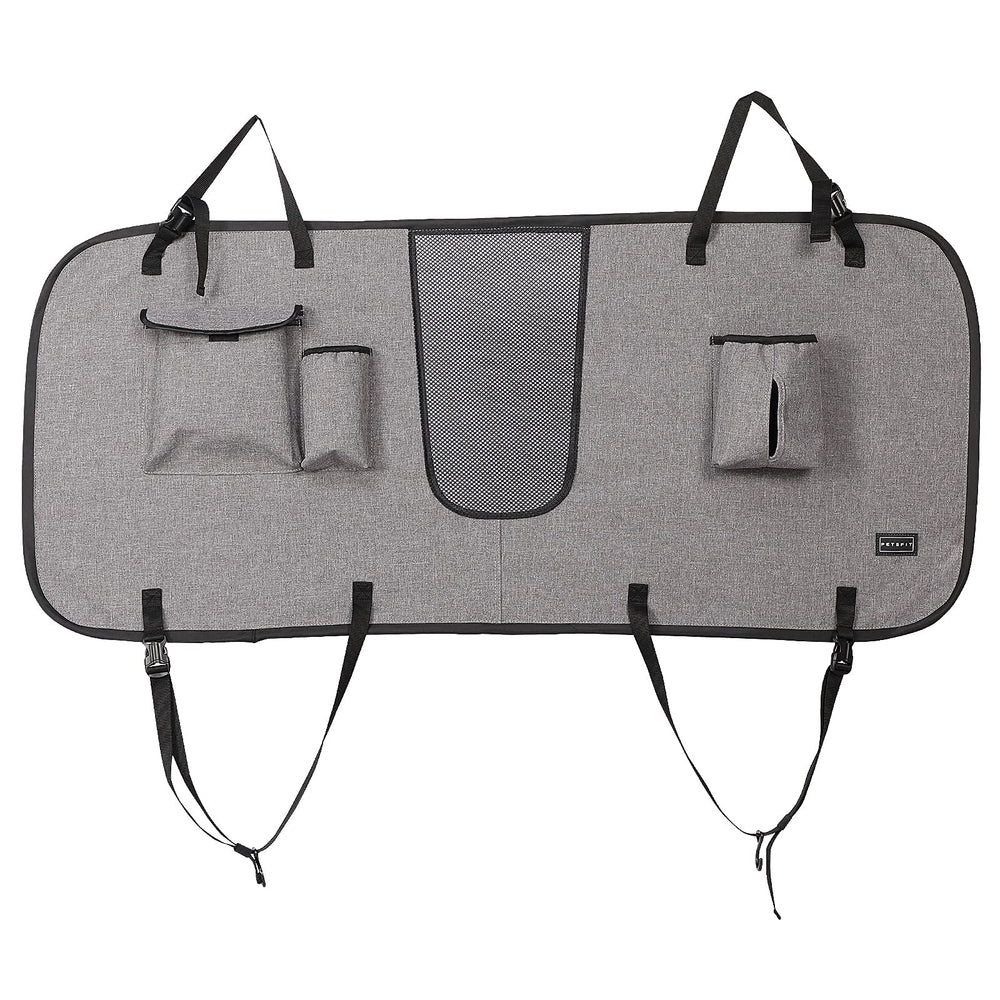 Petsfit foldable backseat barrier stores away neatly when not in use.