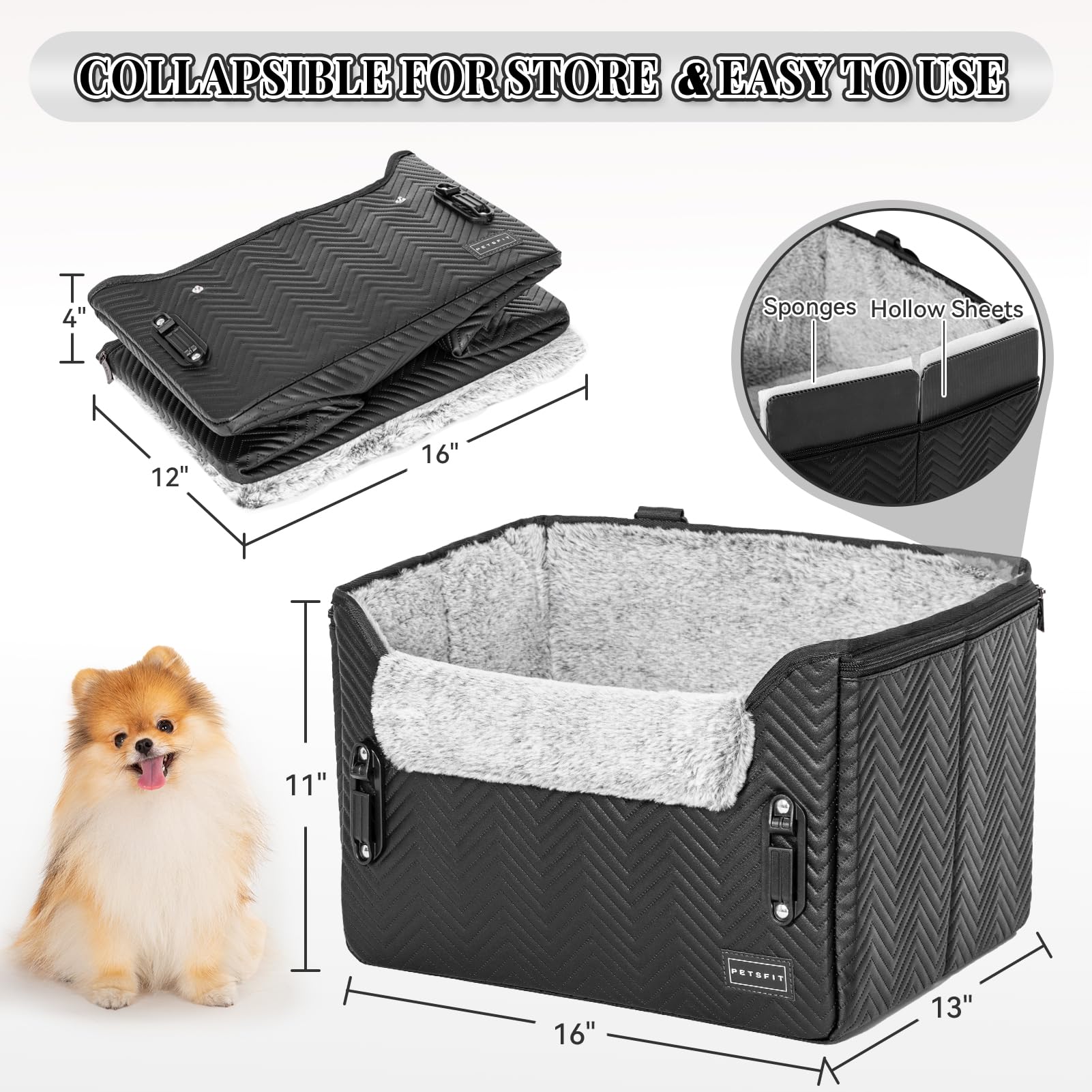 Petsfit two elevated modes with 3.15 inch height difference