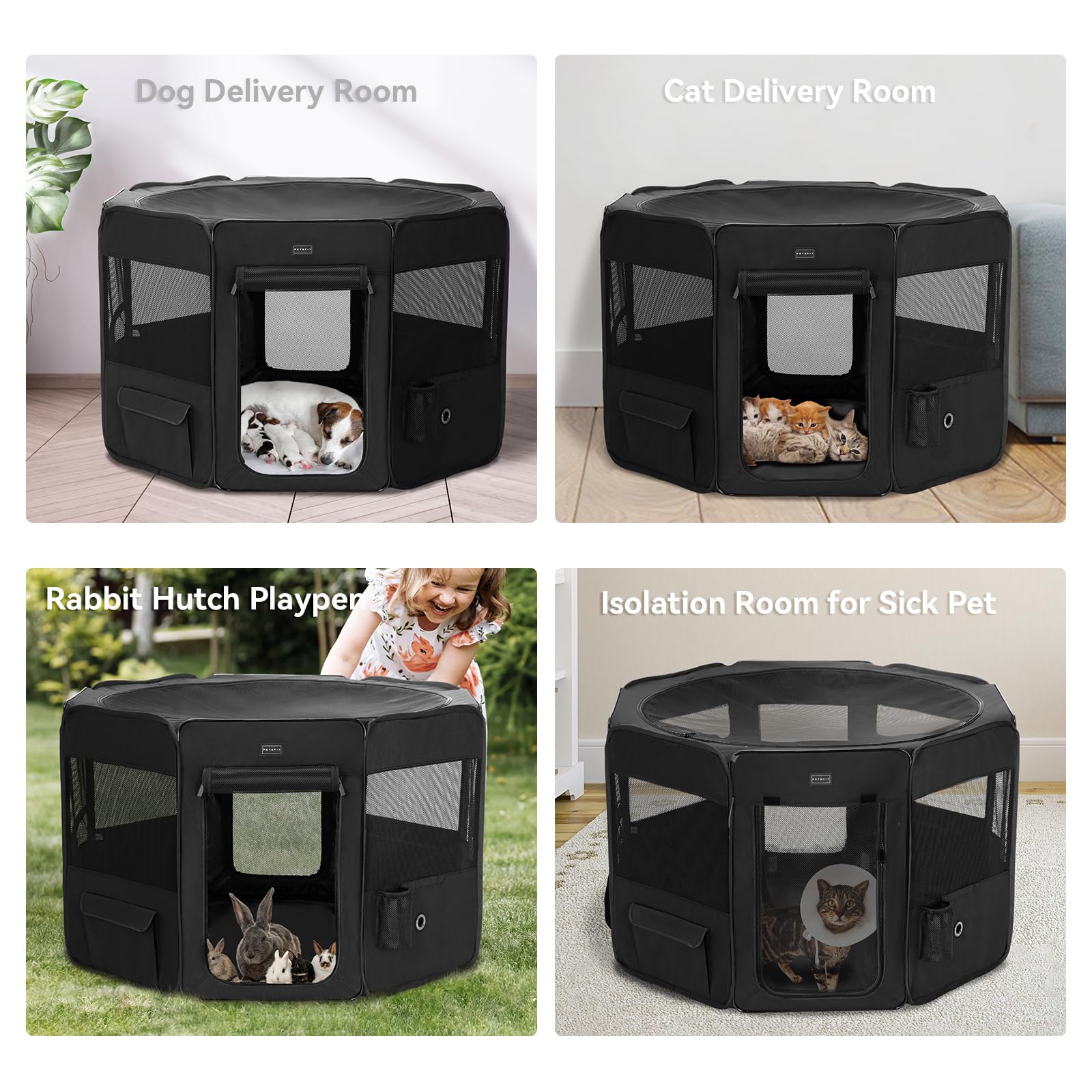 Petsfit large-dog playpen use for living rooms and patios.