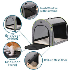 Petsfit mesh-airflow-three-sides showcases breathable space for pet comfort.