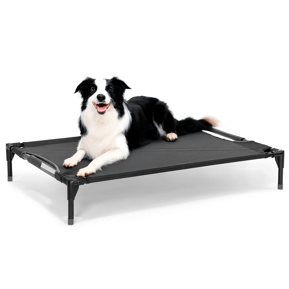 Petsfit off-the-ground design promotes air circulation for cooling comfort.
