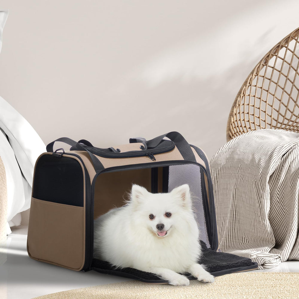 Petsfit padded-handle-adjustable-strap for comfortable carrying on outings