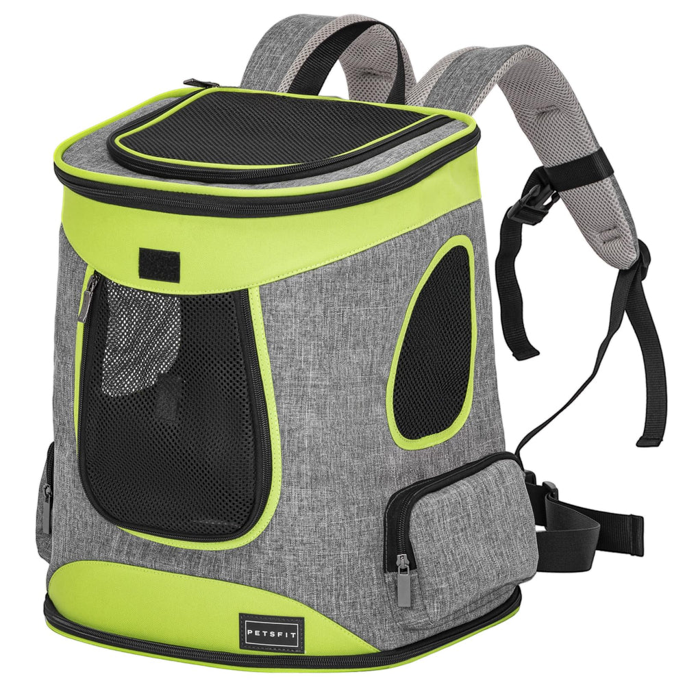 Petsfit pet backpack carrier dimensions offer roomy space for small dogs and cats on hikes.
