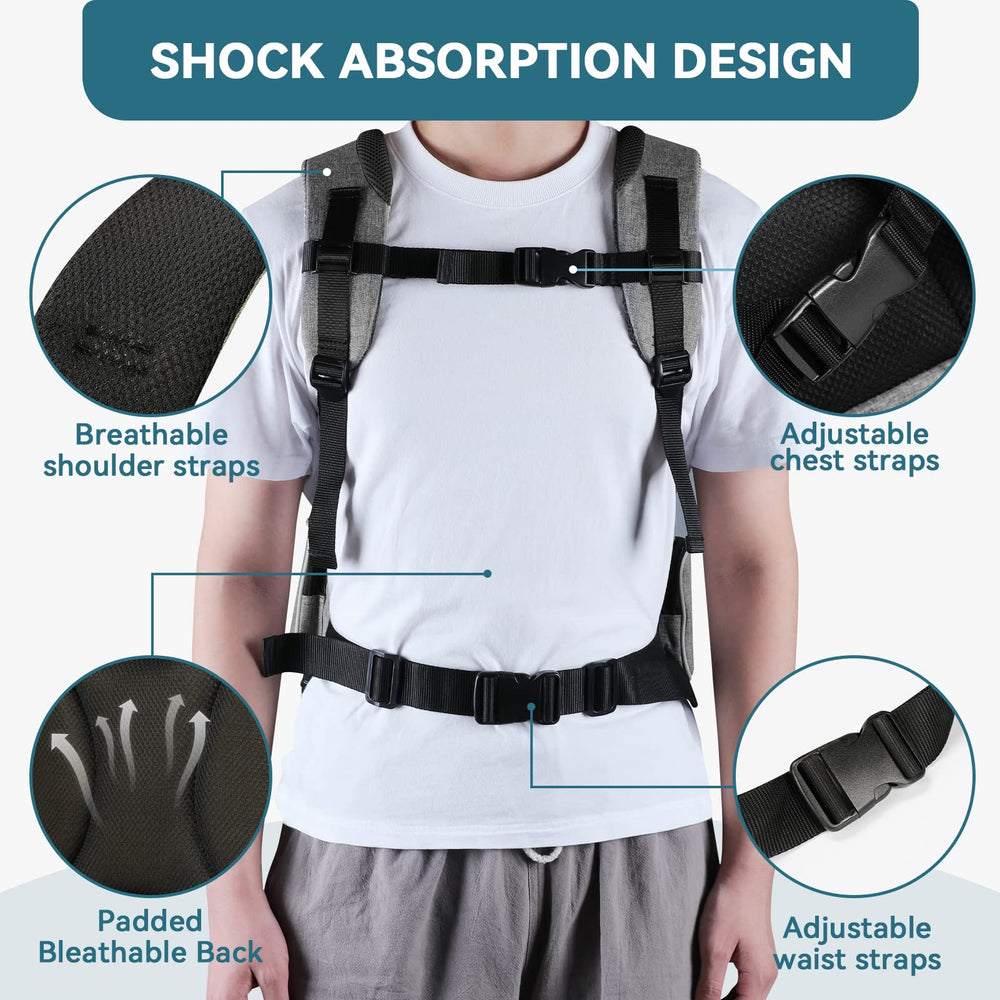 Petsfit Pet Backpack Carrier lockable zipper for secure travel