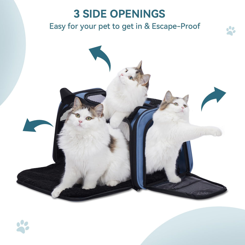 Petsfit PETSFIT carrier four mesh panels for airflow