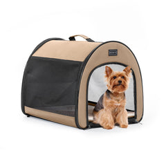 Petsfit Portable Dog Crate 19-inch shows travel-ready containment for small dogs