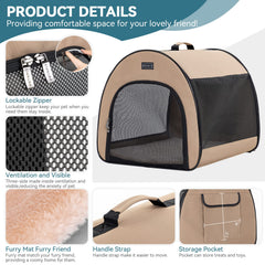 Petsfit Portable Dog Crate folded demonstrates space-saving storage after travel