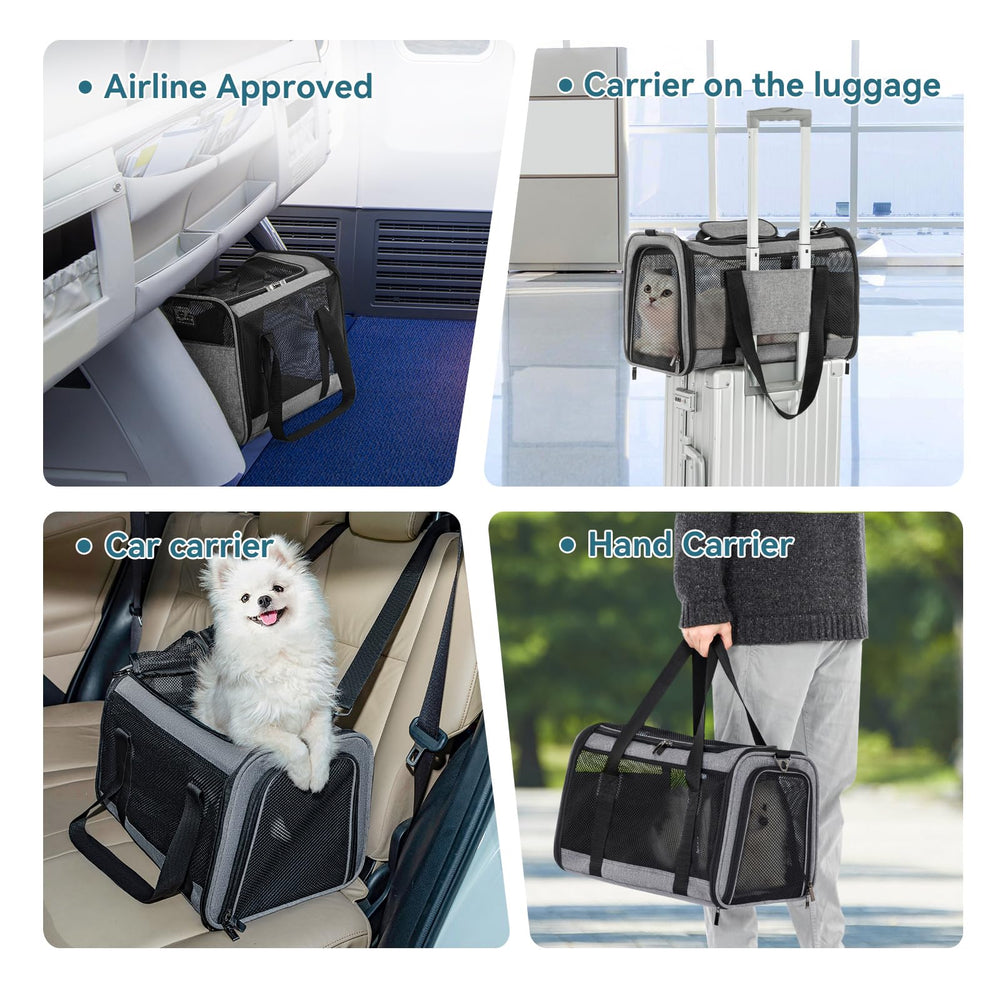 Petsfit internal tether and self-locking zipper ensure pet security