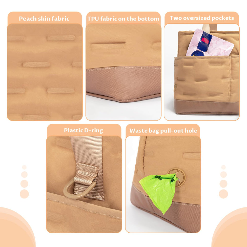Petsfit Small Dog Carrier Purse removable cushion adds cozy comfort