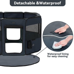 Petsfit spacious dog playpen supports large dogs with ample room to move
