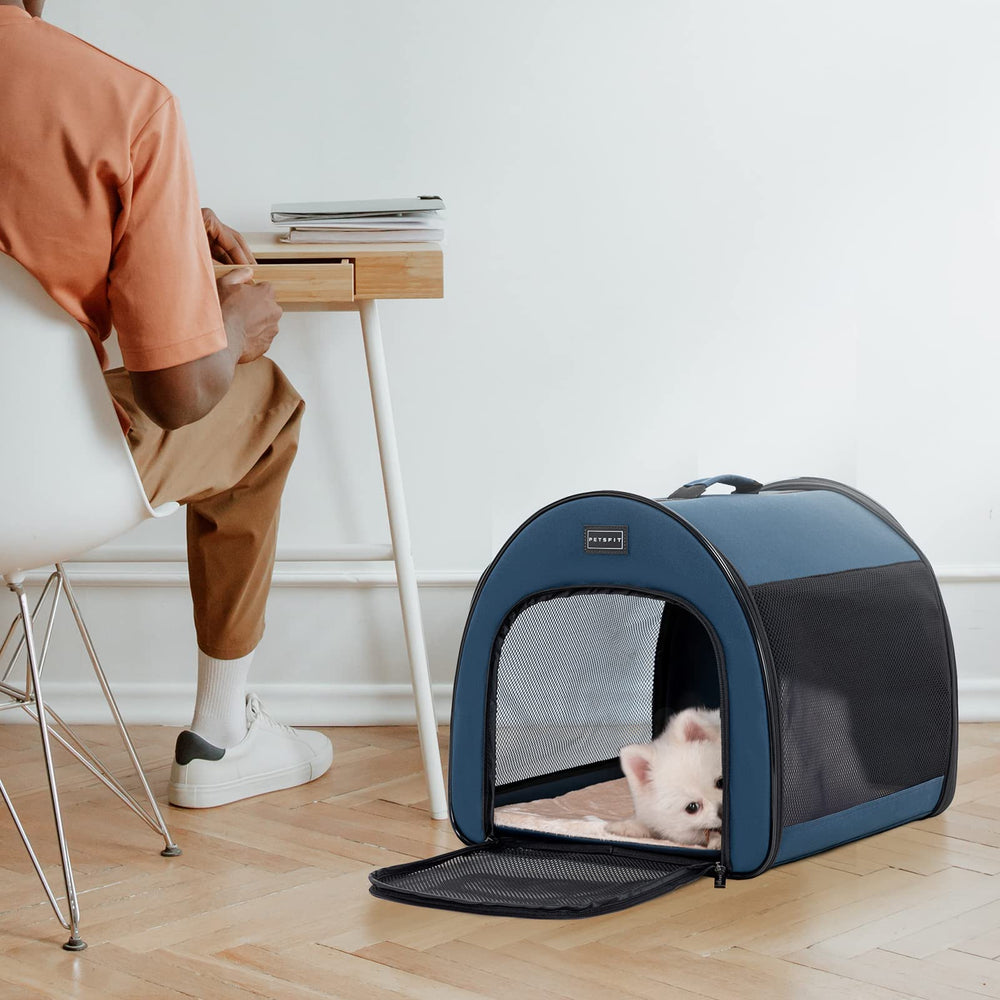 Petsfit thick reversible mattress adds cozy rest and machine-washable care.