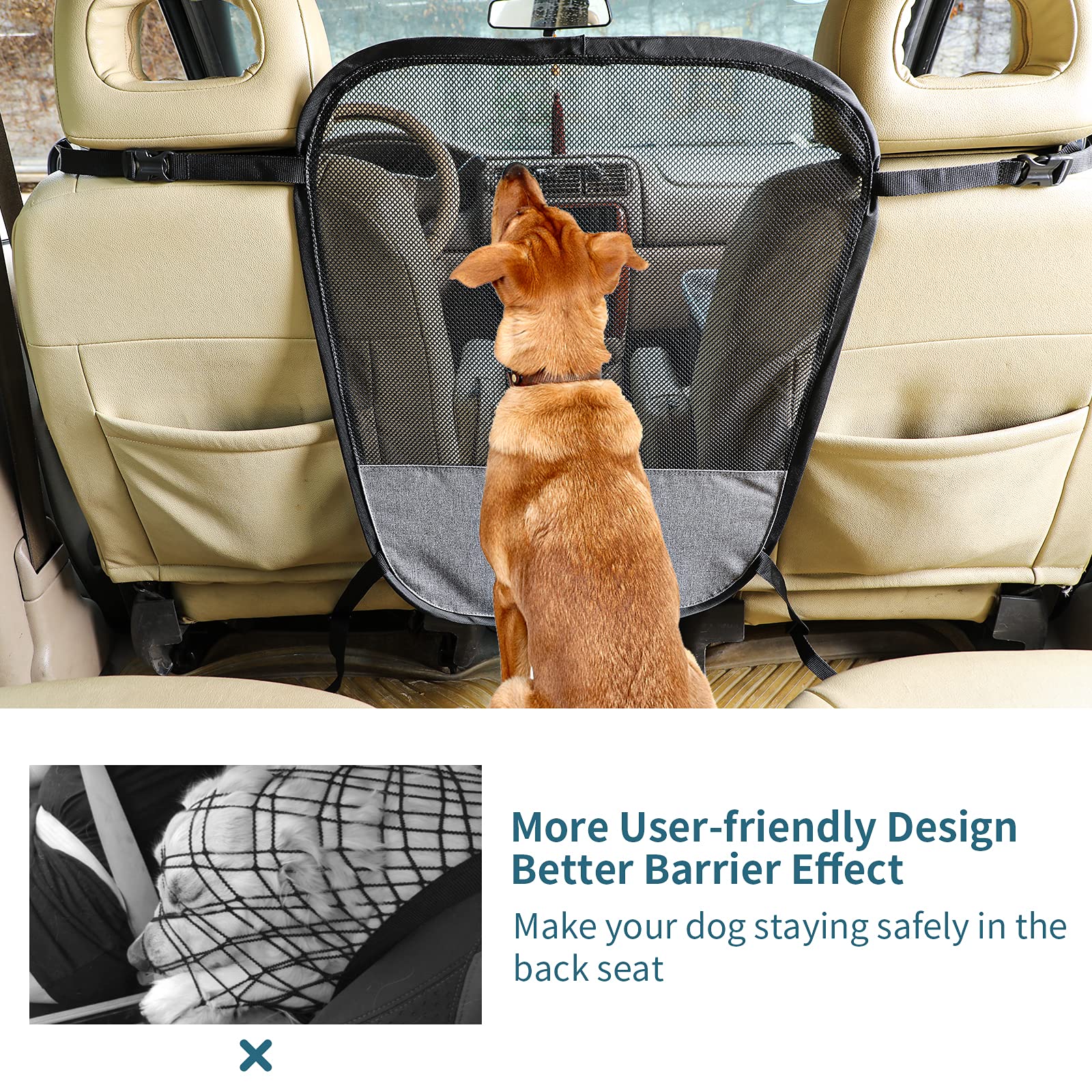 Petsfit universal fit 23.6 by 27.2 inches fits many cars